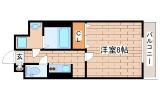 CLAIR摩耶(1K/3階)の間取り写真