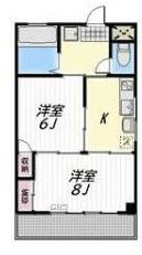 QUANT(2K/4階)の間取り写真
