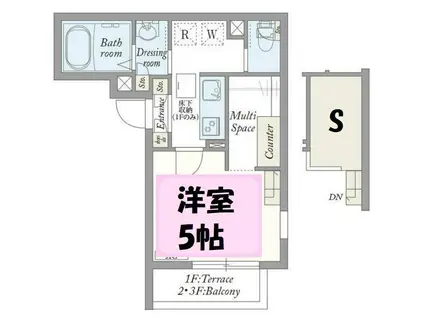 MY STYLE VINTAGE 千間台(1SK/2階)の間取り写真