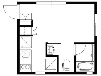 FARE下北沢II(ワンルーム/1階)の間取り写真