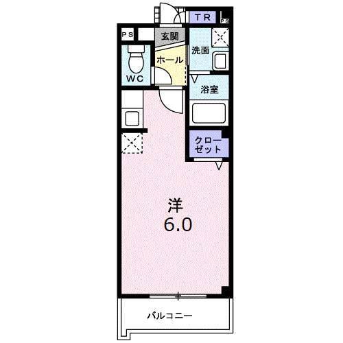 フラン淀川(ワンルーム/3階)の間取り写真
