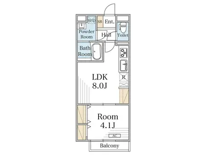 リブリ・ダイワクレストII(1LDK/3階)の間取り写真
