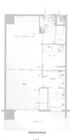 エンクレスト天神南II(2K/5階)の間取り写真