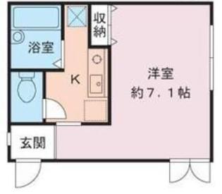 TOMS-K HOUSE(ワンルーム/4階)の間取り写真