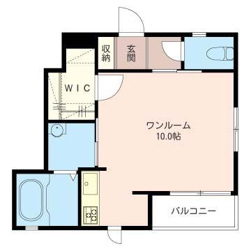 シャーメゾン春岡(ワンルーム/1階)の間取り写真