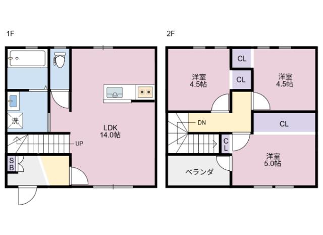 MAISO名東(3LDK/1階)の間取り写真