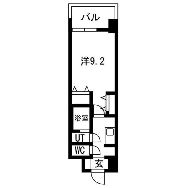 GLUCK MAISON S-SAKAI XVI(1K/4階)の間取り写真