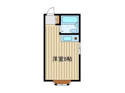 コンチネンタルハイム中村橋(ワンルーム/2階)の間取り写真