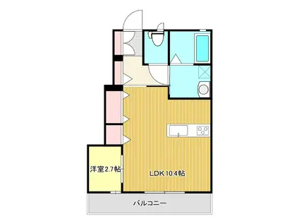 ルブラン紀(1LDK/1階)の間取り写真