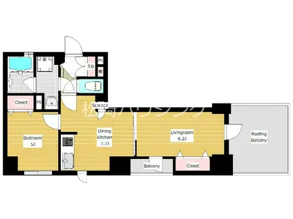 第二和光マンション(2DK/2階)の間取り写真
