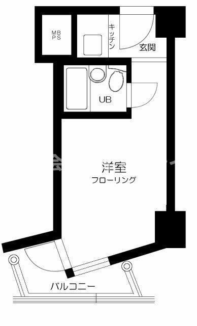 インペリアルお茶の水(ワンルーム/3階)の間取り写真