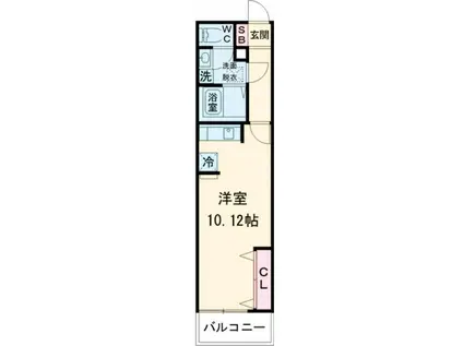 FSTYLE藤井寺林2号館(ワンルーム/3階)の間取り写真