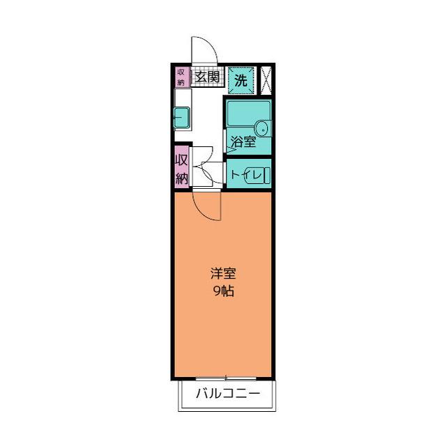 AXIS BLD5(1K/4階)の間取り写真