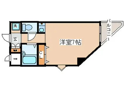 リバーサイド明光(1K/2階)の間取り写真