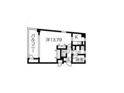 池袋本町4丁目マンション(1K/3階)の間取り写真