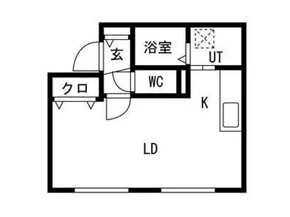 STAGEA本郷11(1K/1階)の間取り写真