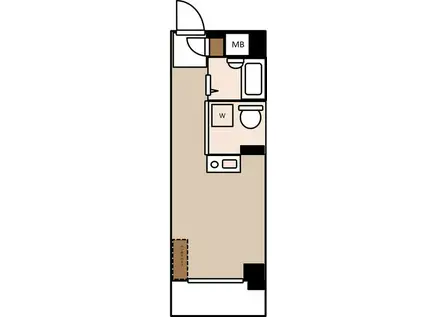 ワコーレ多摩川(ワンルーム/2階)の間取り写真