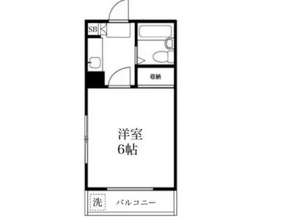 メゾン塚本(1K/5階)の間取り写真