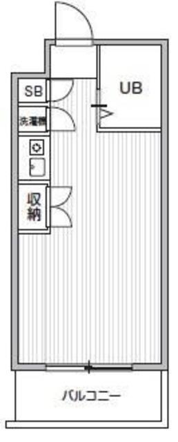 T′S GARDEN都立大学II(ワンルーム/2階)の間取り写真