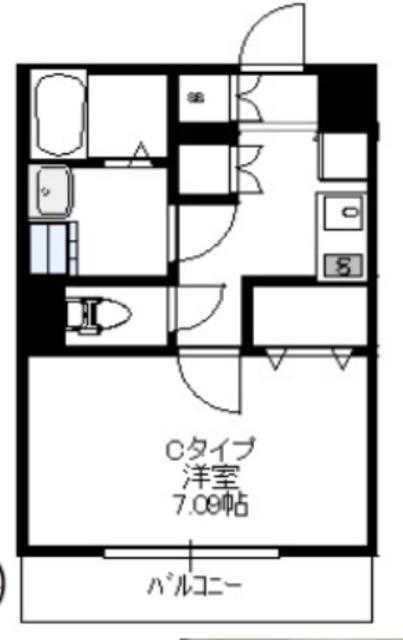 アルティジャーノD′S蕨(1K/2階)の間取り写真