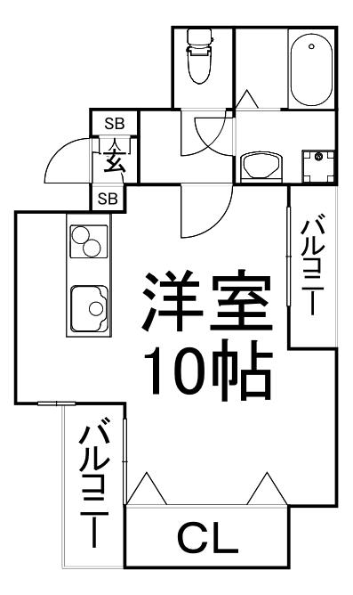 東和ビル(1K/5階)の間取り写真