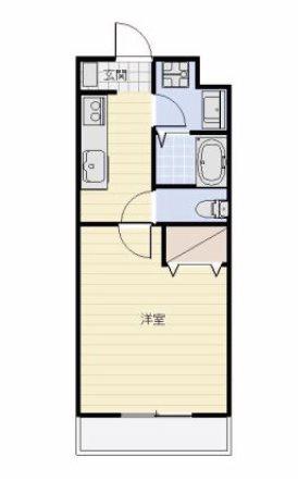 AKOYA・PERLEII(1K/3階)の間取り写真