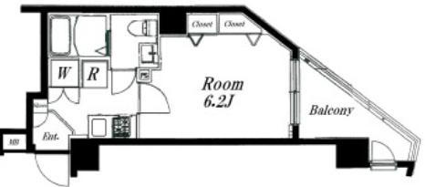 ステージファースト三軒茶屋アジールコートII(1K/11階)の間取り写真
