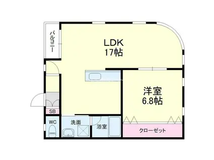 レフィーズ(1LDK/1階)の間取り写真