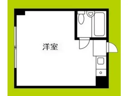 728湯里ハイツ(ワンルーム/3階)の間取り写真