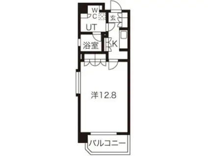 日神デュオステージ杉並井荻(1K/2階)の間取り写真