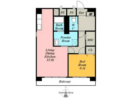ファーストビル大樹(1LDK/2階)の間取り写真