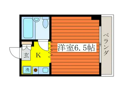 A-PAL大泉(1K/3階)の間取り写真