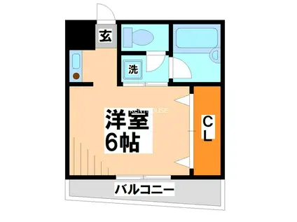 ユーキドエル(1K/2階)の間取り写真