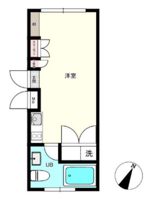 MODELIABRUT表参道(ワンルーム/2階)の間取り写真