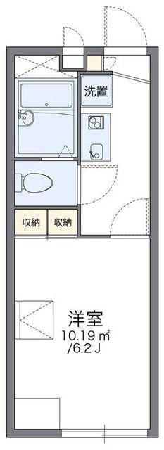 レオパレスADAMANTII(1K/2階)の間取り写真