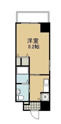 PARK HILLS 都島 NOBLE(1K/7階)の間取り写真