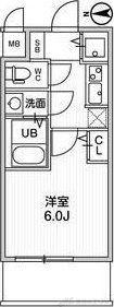 LA DOUCEUR江坂II(1K/5階)の間取り写真