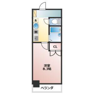 サンハイツドリーム(1K/5階)の間取り写真