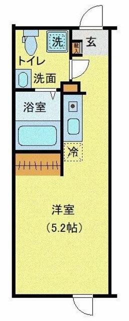 フィオーレ金町II(ワンルーム/2階)の間取り写真