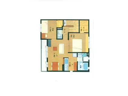 カーサフォリオII(2LDK/2階)の間取り写真