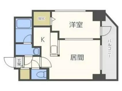 アークネスト円山(1LDK/2階)の間取り写真