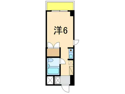 オクタワーズ長岡中央弐番館(ワンルーム/2階)の間取り写真