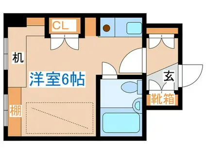 カサフォルテ(ワンルーム/7階)の間取り写真