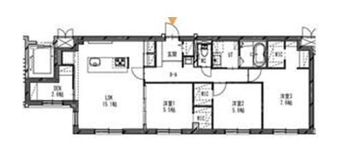 R-FINO千歳末広(3LDK/5階)の間取り写真