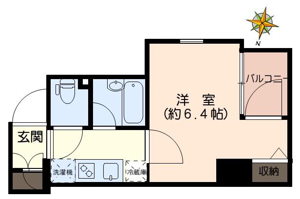 ステージファースト本郷(1K/4階)の間取り写真