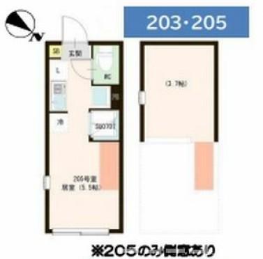 都営浅草線 西馬込駅 徒歩10分 2階建 新築(ワンルーム/2階)の間取り写真