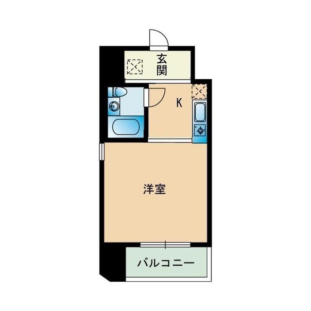 マーブル住吉(ワンルーム/7階)の間取り写真