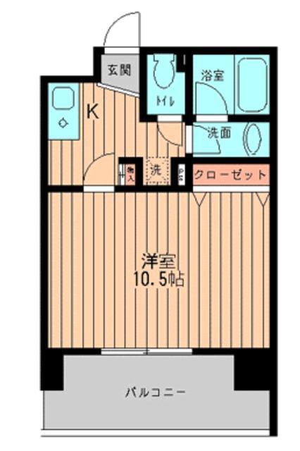 GRACE大森(1K/11階)の間取り写真
