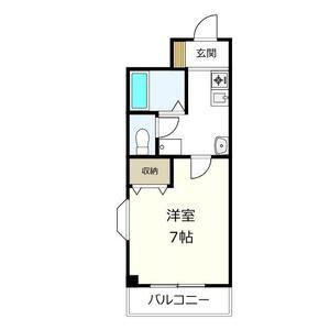 エンジェルメゾン(1K/3階)の間取り写真
