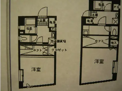 ネイサンスきよの(1K/2階)の間取り写真